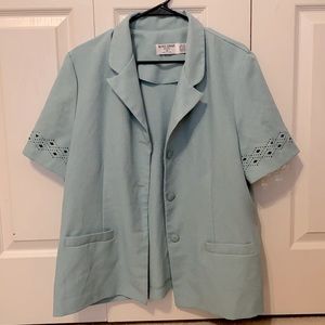 Short sleeve blazer